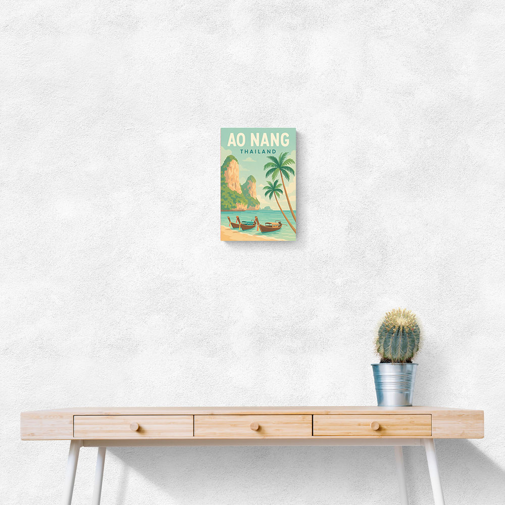 Ao Nang Travel Poster Wall Art