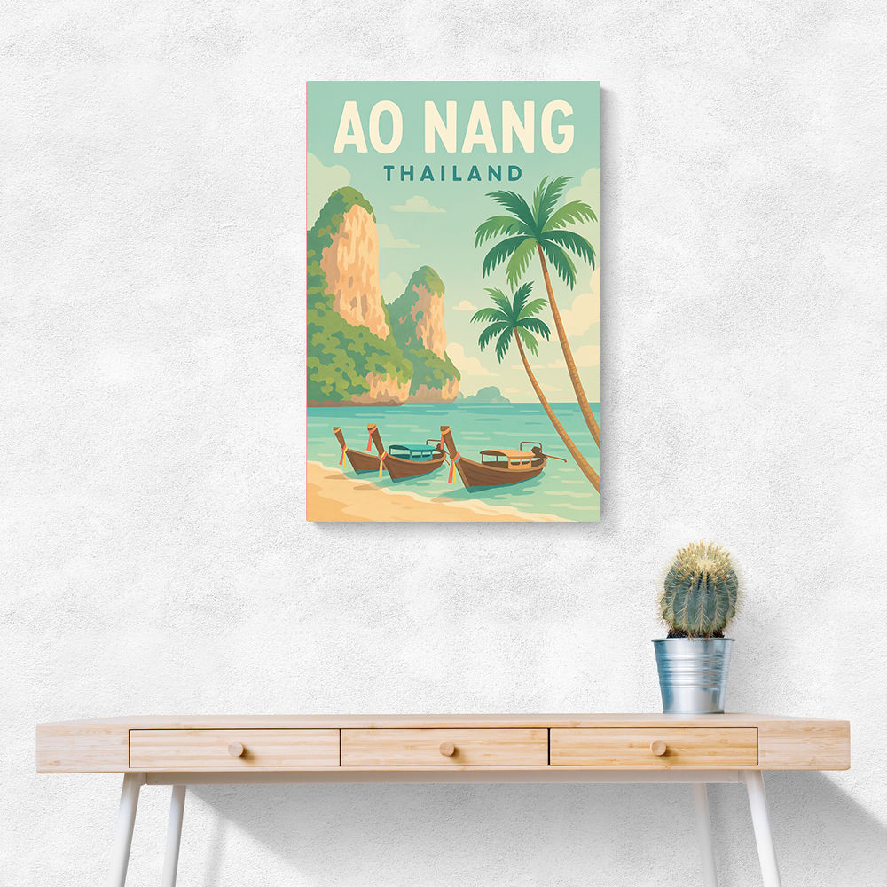 Ao Nang Travel Poster Wall Art