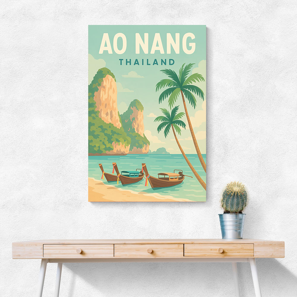 Ao Nang Travel Poster Wall Art