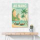 Ao Nang Travel Poster Wall Art
