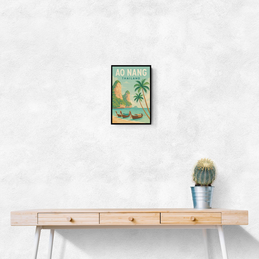 Ao Nang Travel Poster Wall Art
