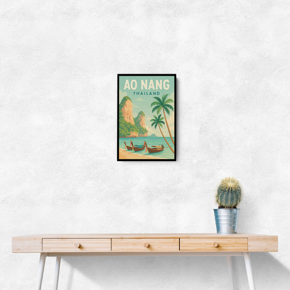Ao Nang Travel Poster Wall Art