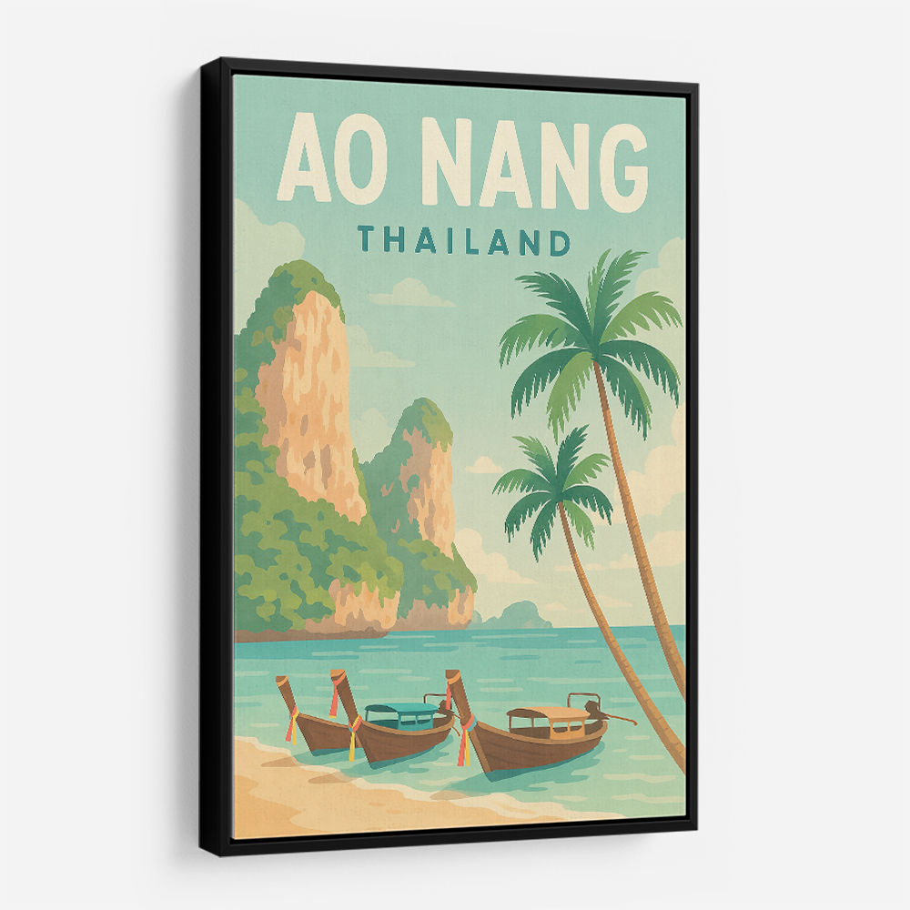 Ao Nang Travel Poster Wall Art