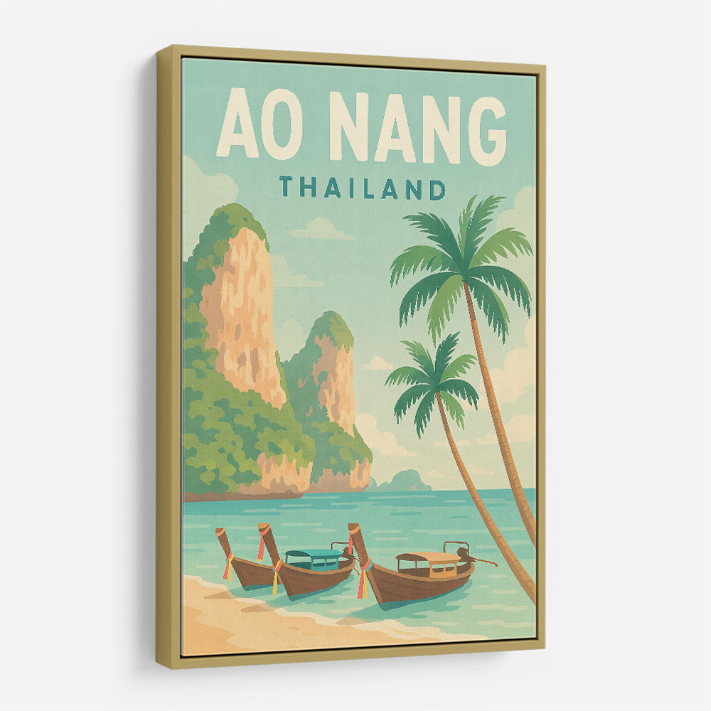 Ao Nang Travel Poster Wall Art