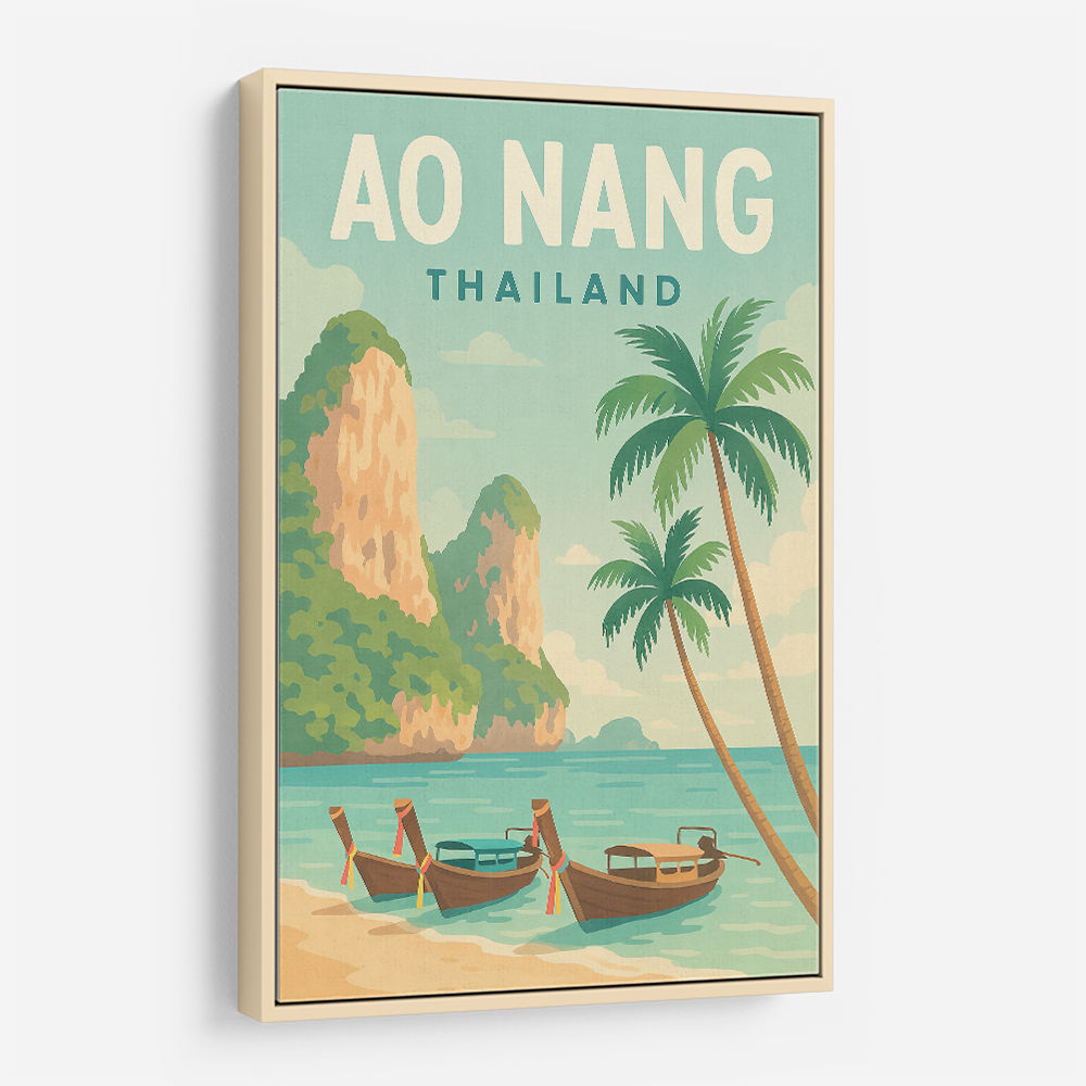Ao Nang Travel Poster Wall Art