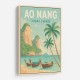 Ao Nang Travel Poster Wall Art