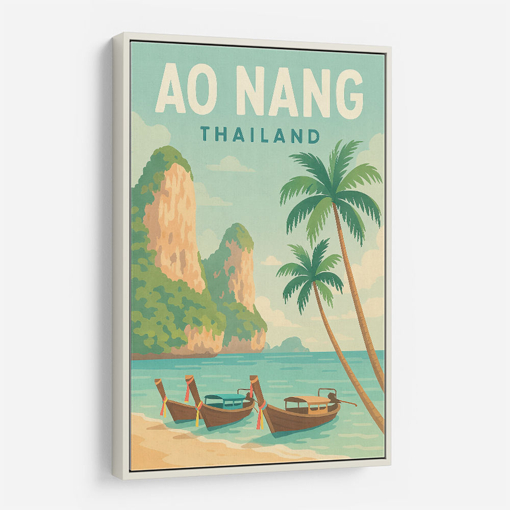 Ao Nang Travel Poster Wall Art