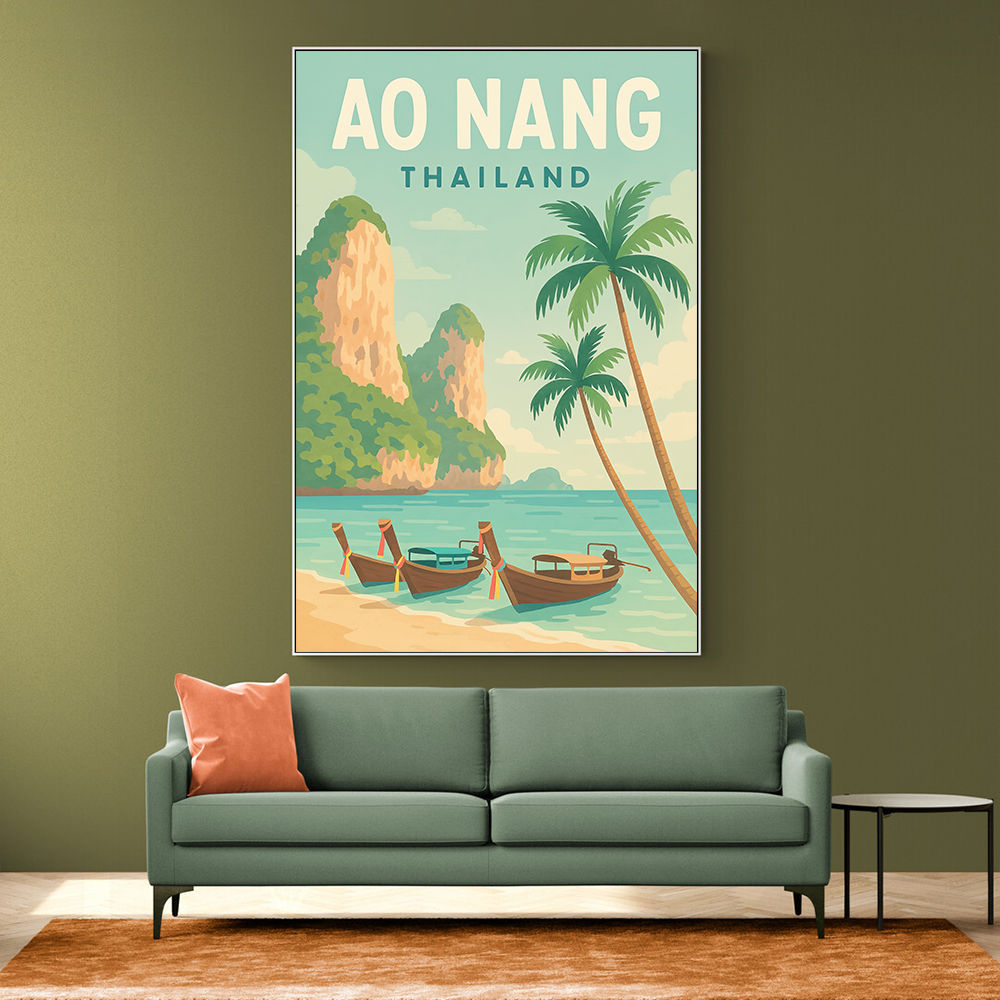 Ao Nang Travel Poster Wall Art