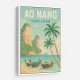 Ao Nang Travel Poster Wall Art