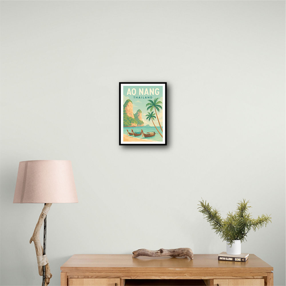 Ao Nang Travel Poster Wall Art