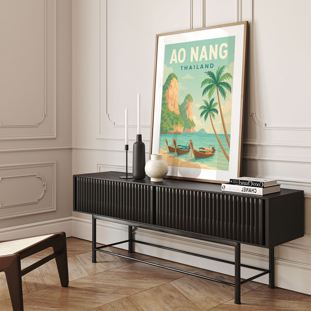 Ao Nang Travel Poster Wall Art