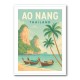 Ao Nang Travel Poster Wall Art