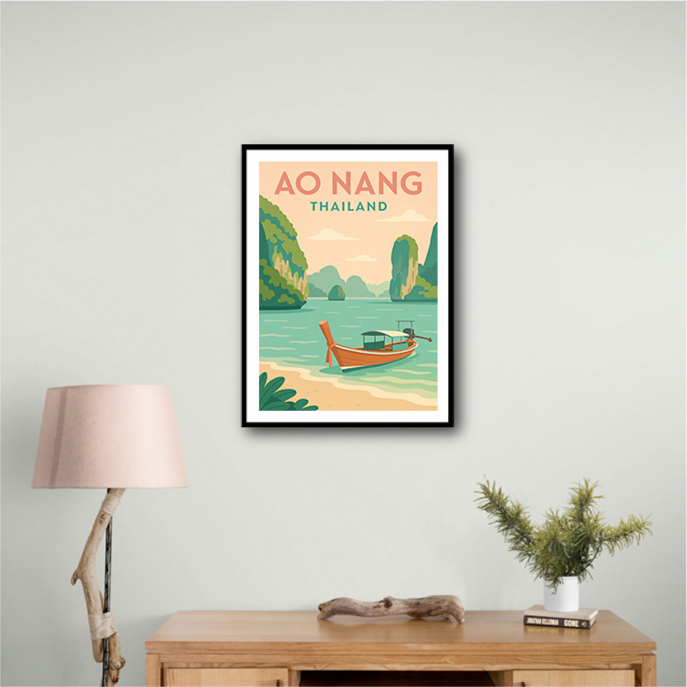 Ao Nang Travel Poster 1 Wall Art Ao Nang Travel Poster 1 Wall Art