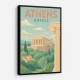 Athens Greece Travel Poster Wall Art Athens Greece Travel Poster Wall Art