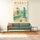 Bilbao Travel Poster 1 Wall Art Bilbao Travel Poster 1 Wall Art