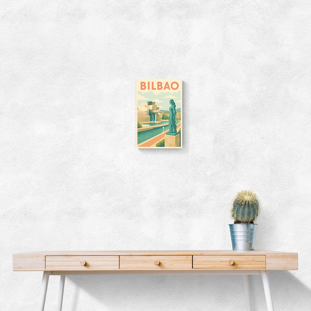 Bilbao Travel Poster 1 Wall Art Bilbao Travel Poster 1 Wall Art