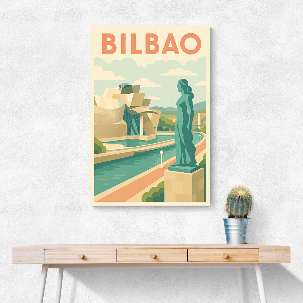 Bilbao Travel Poster 1 Wall Art Bilbao Travel Poster 1 Wall Art