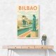 Bilbao Travel Poster 1 Wall Art Bilbao Travel Poster 1 Wall Art