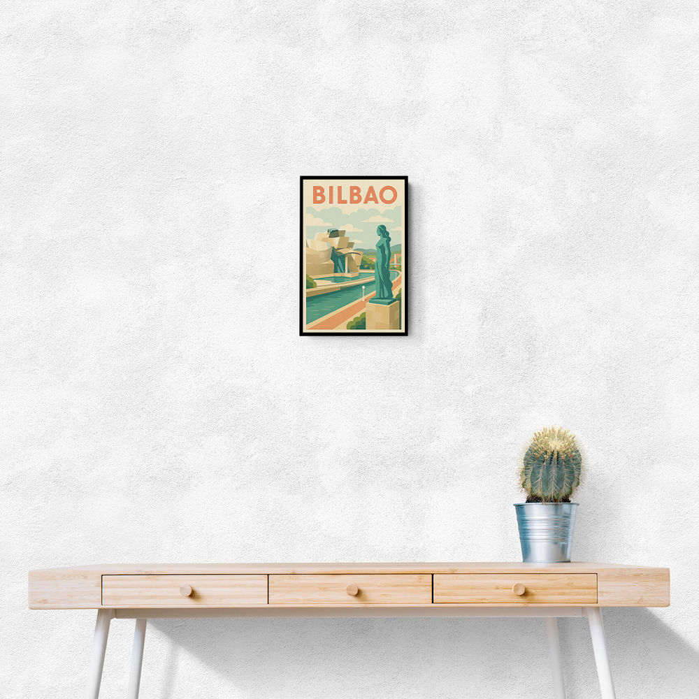 Bilbao Travel Poster 1 Wall Art Bilbao Travel Poster 1 Wall Art