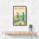 Bilbao Travel Poster 1 Wall Art Bilbao Travel Poster 1 Wall Art