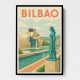 Bilbao Travel Poster 1 Wall Art Bilbao Travel Poster 1 Wall Art