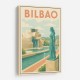 Bilbao Travel Poster 1 Wall Art Bilbao Travel Poster 1 Wall Art