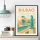 Bilbao Travel Poster 1 Wall Art Bilbao Travel Poster 1 Wall Art
