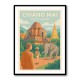 Chiang Mai Thailand Travel Poster 1 Wall Art