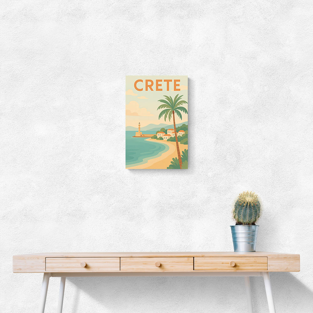 Crete Travel Poster 1 Wall Art Crete Travel Poster 1 Wall Art