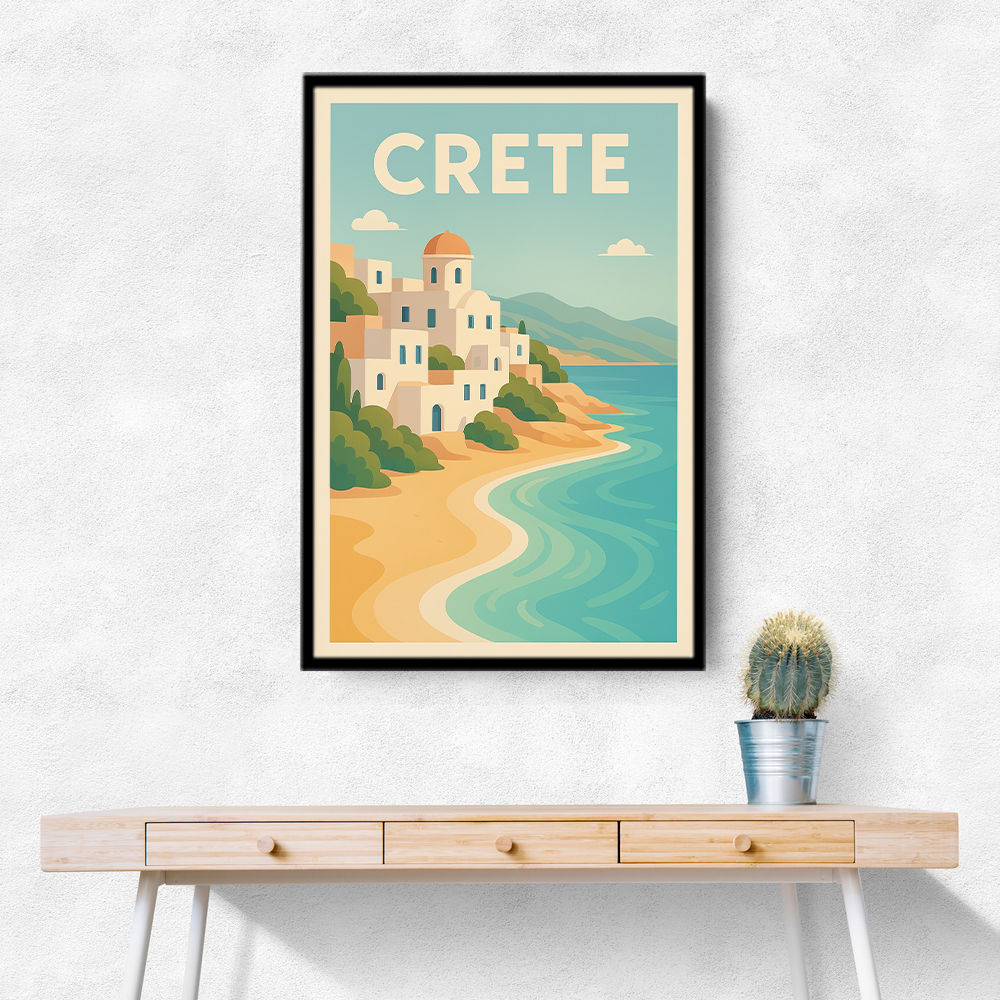 Crete Travel Poster 2 Wall Art Crete Travel Poster 2 Wall Art