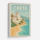 Crete Travel Poster 2 Wall Art Crete Travel Poster 2 Wall Art