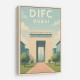 DIFC Dubai Poster 1 Wall Art DIFC Dubai Poster 1 Wall Art