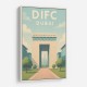 DIFC Dubai Poster 1 Wall Art DIFC Dubai Poster 1 Wall Art