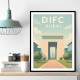 DIFC Dubai Poster 1 Wall Art DIFC Dubai Poster 1 Wall Art