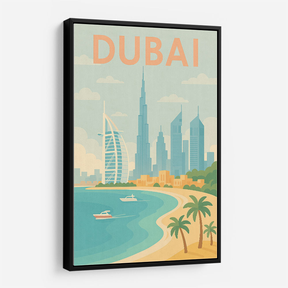 Dubai Modern Travel Wall Art Dubai Modern Travel Wall Art