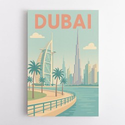 Dubai Modern Travel 1 Wall Art