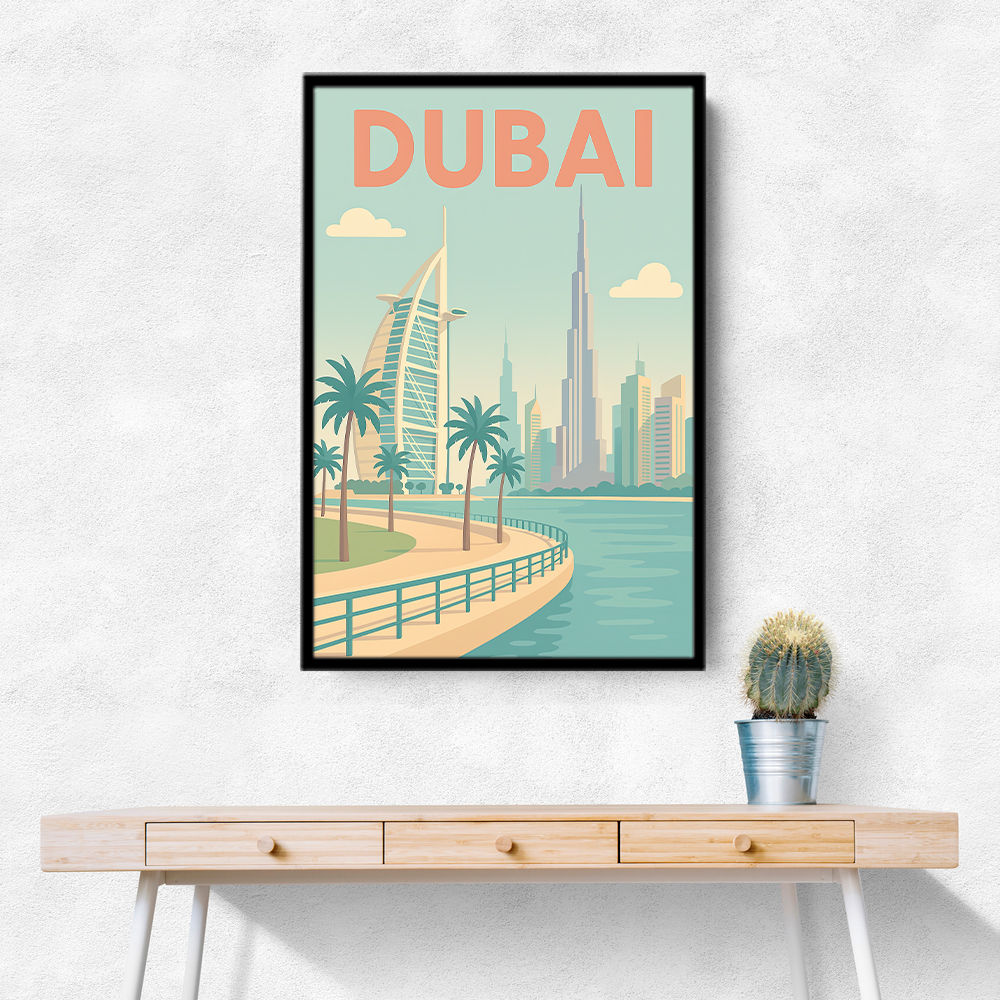 Dubai Modern Travel 1 Wall Art Dubai Modern Travel 1 Wall Art
