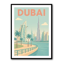 Dubai Modern Travel 1 Wall Art
