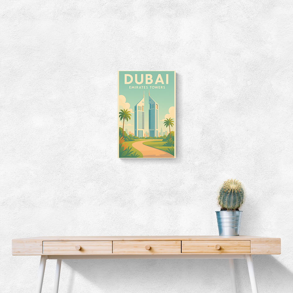 Emirates Towers Poster Wall Art Emirates Towers Poster Wall Art