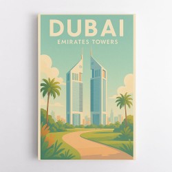 Emirates Towers Poster Wall Art