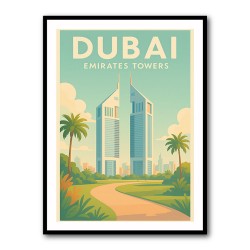 Emirates Towers Poster Wall Art