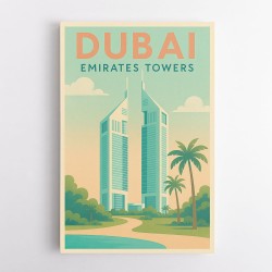 Emirates Towers Poster 1 Wall Art