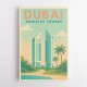 Emirates Towers Poster 1 Wall Art Emirates Towers Poster 1 Wall Art