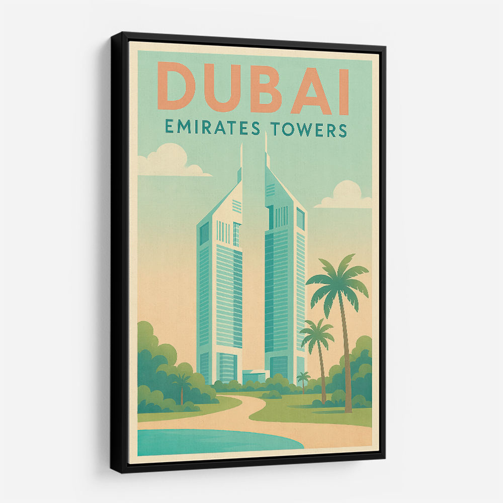 Emirates Towers Poster 1 Wall Art Emirates Towers Poster 1 Wall Art