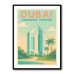 Emirates Towers Poster 1 Wall Art