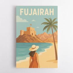 Fujairah Travel Poster Wall Art