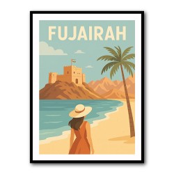Fujairah Travel Poster Wall Art