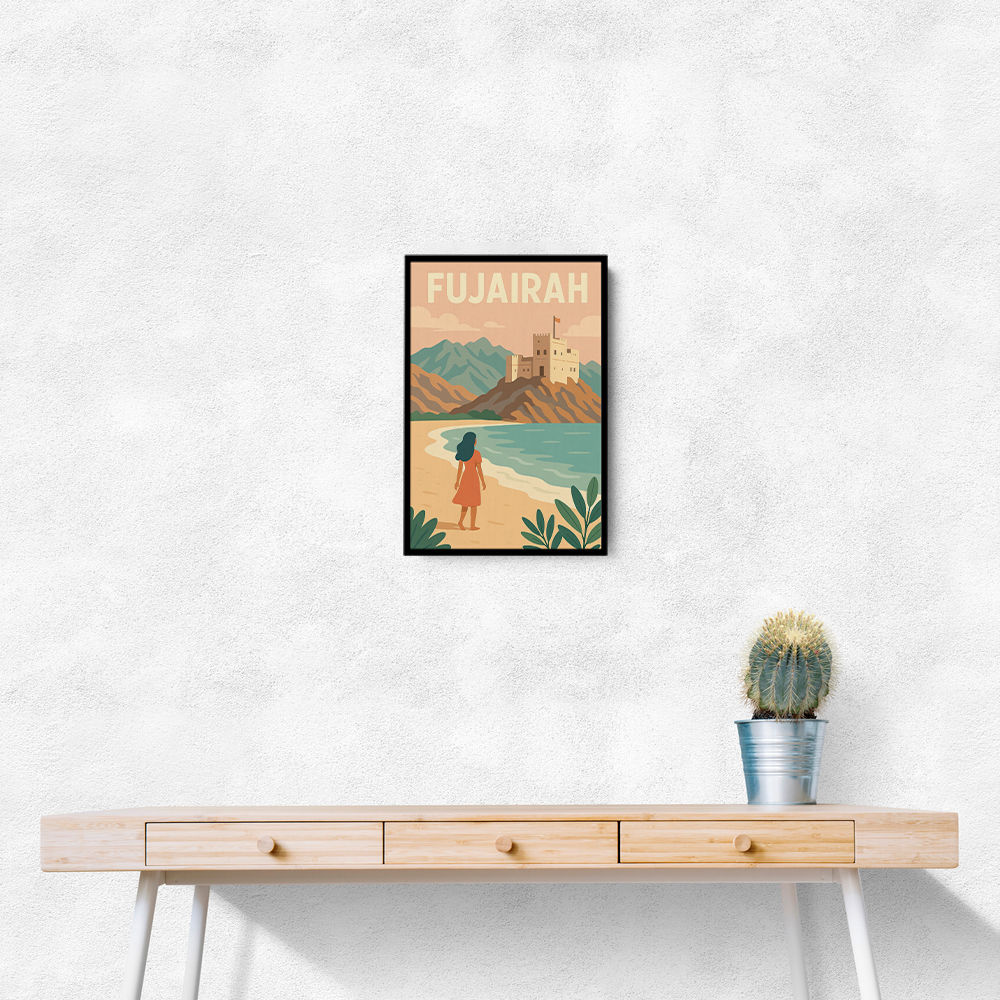 Fujairah Travel Poster1 Wall Art Fujairah Travel Poster1 Wall Art