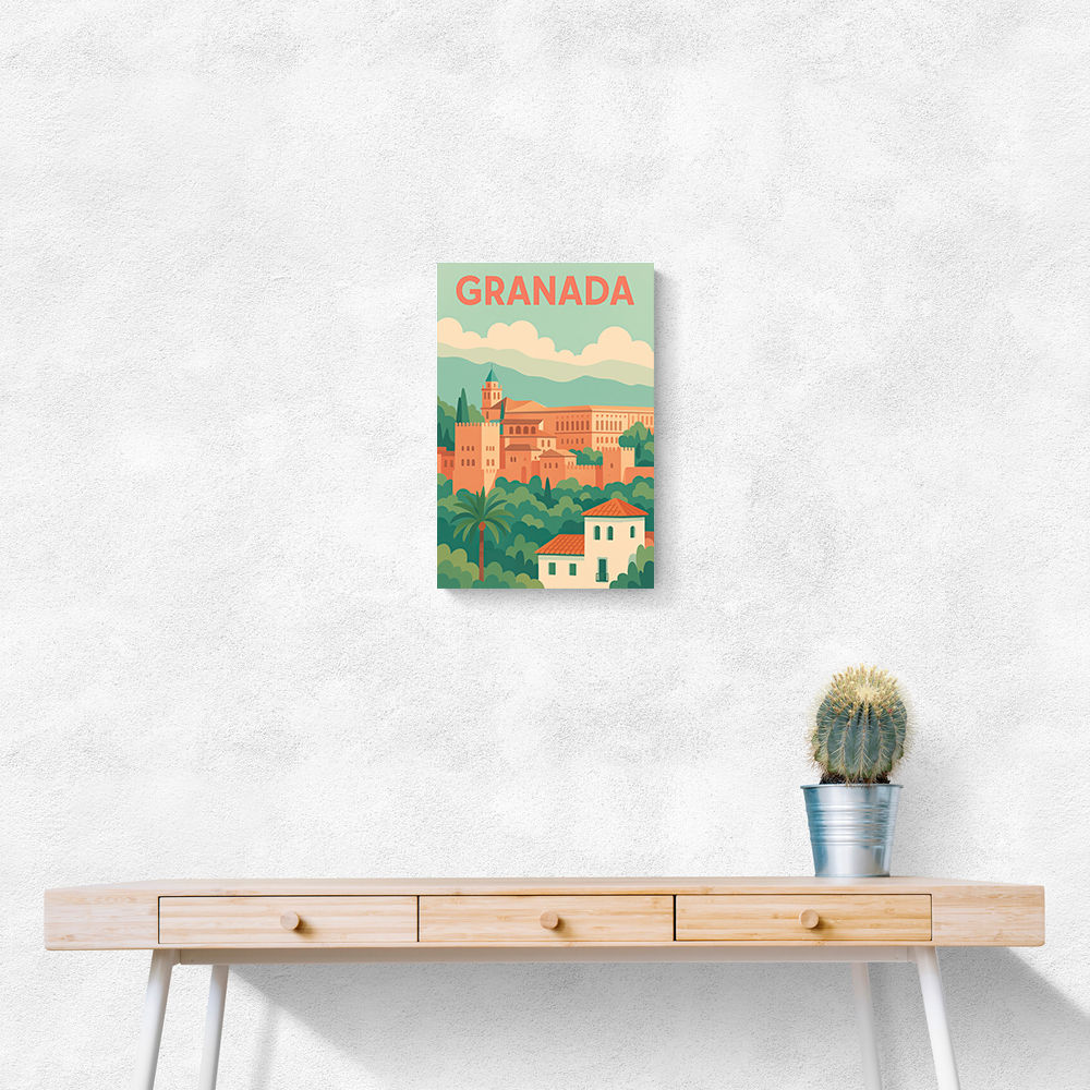 Granada Travel Poster 1 Wall Art Granada Travel Poster 1 Wall Art
