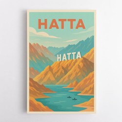 Hatta Travel Poster2  Wall Art